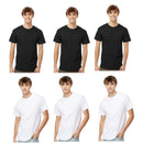 EG PRO Men's Gold Soft Touch Athletic Tops Undershirts Gym T Shirts 6-Pack
