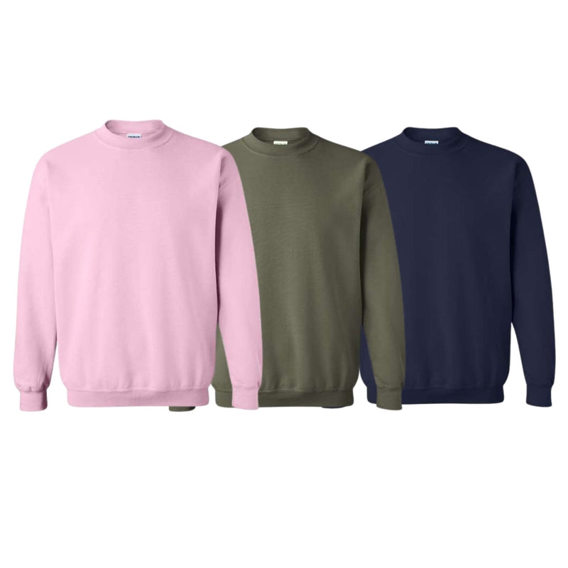 EG PRO 3 Pack Women Men Fleece Sweatshirts Crewneck Pullovers S-5XL