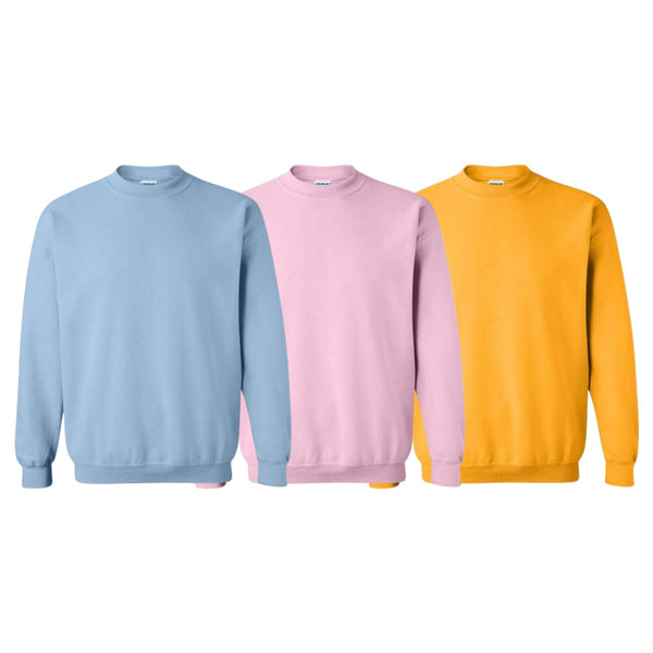 EG PRO 3 Pack Women Men Fleece Sweatshirts Crewneck Pullovers S-5XL