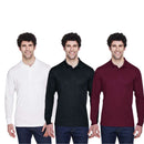 EG PRO Mens Polo Shirts Pique Long Sleeve Pinnacle Performance - 3 Pack