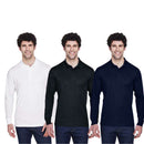 EG PRO Mens Polo Shirts Pique Long Sleeve Pinnacle Performance - 3 Pack