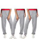EG PRO Men Sweatpants Joggers Pants Fleece Soft & Athletic Running Loungewear & Casual 3 Pack