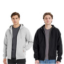 EG PRO Men Hoodies Full Zip Hooded Sweatshirts Ultimate Cotton 2-Pack