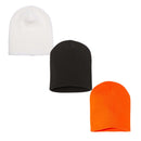 EG PRO Beanies Winter Knit Hat Skull Cap 8" 3-Pack