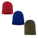 EG PRO Beanies Winter Knit Hat Skull Cap 8" 3-Pack