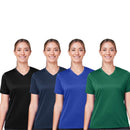 ER PRO Women T Shirts Mesh Short Sleeve Zone Performance - 4 Pack