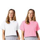 Champion Women T Shirt Crop Tee Heritage Cotton Premium