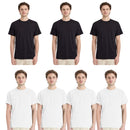 Hanes Men T Shirts Tee Undershirts Short Sleeve Cotton Plain Stylish & Comfort 7-Pack Value