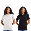 Hanes Beefy-T Women T Shirt Tees Short Sleeve 2-Pack Upto 5XL Sizes Available