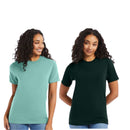 Hanes Beefy-T Women T Shirt Tees Short Sleeve 2-Pack Upto 5XL Sizes Available