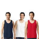 Gildan Men Tank Tops Unisex Ultra Cotton 3-Pack