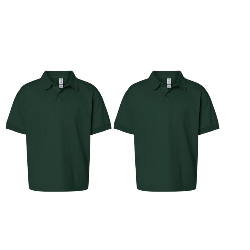 EG PRO Boys Girls School Uniform Polo Shirts Back to School - 2 Pack
