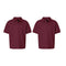 EG PRO Boys Girls School Uniform Polo Shirts Back to School - 2 Pack