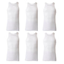 Hanes Men's Tank Undershirt Pack, Cotton Tank Undershirt, Moisture-Wicking, Breathable, White Multi-Pack