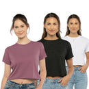 Next Level Women T Shirt Festival Crop Top 3-Pack Premium