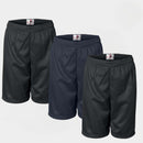 3 Pack of Youth Boy Shorts Pro Mesh 6" - Badger