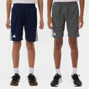 Adidas Youth Boys Shorts 7 Inch Inseam 3-Stripes Athletic Shorts Kids Soccer Gym Lightweight