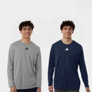 Adidas Men’s Long Sleeve T Shirts 2-Pack Pregame Athletic Performance Tee Moisture Wicking