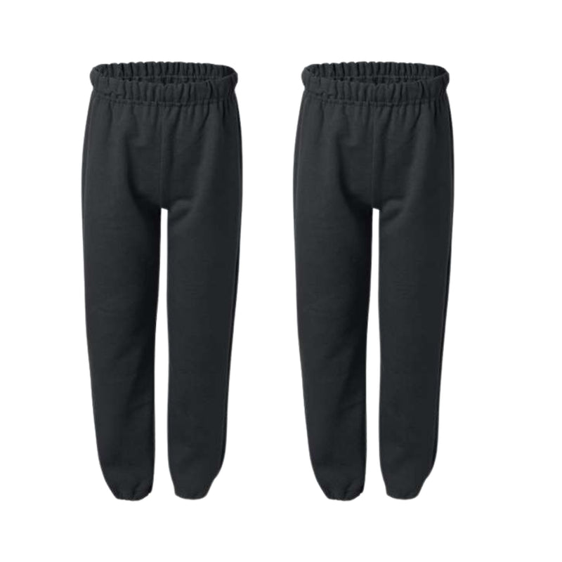 EG PRO 2 Pack Boys Girls Youth Sweatpants Joggers Soft Pants Athletic and Running
