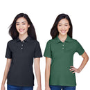 Harriton Women's Polo Shirt Short Sleeve Moisture Wicking 2-Pack