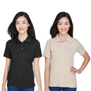 Harriton Women's Polo Shirt Short Sleeve Moisture Wicking 2-Pack