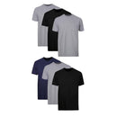 Hanes 6-Pack Tee Men's T-Shirt Soft and Breathable Assorted