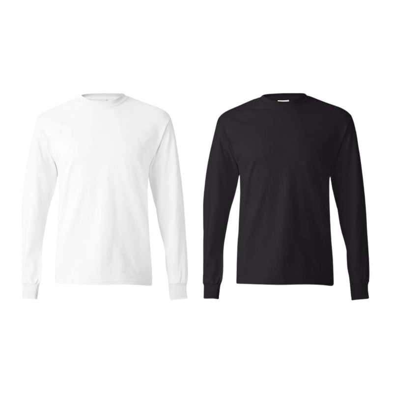 Hanes Women T-Shirt Tees Long Sleeve Cozy and Moisture Wicking 2-Pack