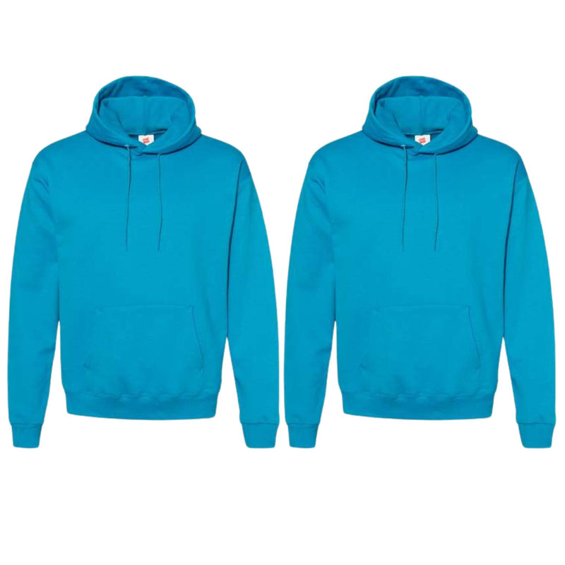 Hanes 2-Pack Hooded Sweatshirt Cotton Moisture-Wicking