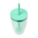 Cool Gear Oasis 14 Oz Straw Tumbler BPA Free Double Wall Reusable Cup Lid