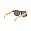 CapeShades Tortoise Frame Bamboo Sunglasses Black Green Lens Lightweight