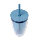 Cool Gear Oasis 14 Oz Straw Tumbler BPA Free Double Wall Reusable Cup Lid