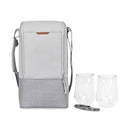 Parkview rPET Insulated Wine Carry Tote with 2 Tumblers Corkscrew Set
