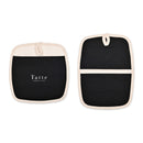 La Cuisine Potholder Hot Pad Set of 2 Cotton Silicone Heat Resistant Pads
