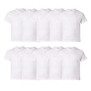 EG PRO Girls Undershirt T-Shirts 10-Pack Basic Tees for Everyday Wear Soft Cotton Essentials