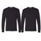 Hanes - Essential-T Long Sleeve T-Shirt Tees - 2 Pack