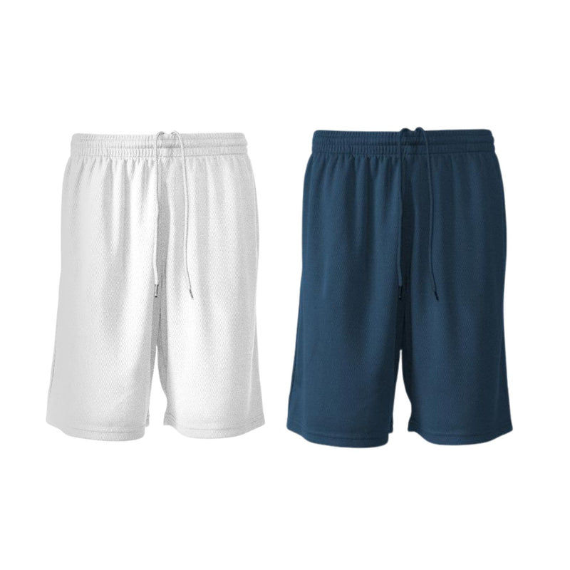 EG PRO Aero Mesh Youth P.E. Short (Graded Inseam) - Super Soft Comfort Fit - 2 Pack