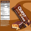 Quest Nutrition Peanutty Caramel Protein Candy Bars 12 Pack Low Sugar