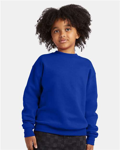 EG PRO Youth Girls Sweatshirt Ecosmart Crewneck
