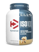 Dymatize ISO 100 Hydrolyzed Whey Protein 3lb Gourmet Vanilla Muscle Protein