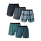 EG PRO 5 Pack Men Boxer Underwear Classics Tagless Comfort Flex Cotton Waistband