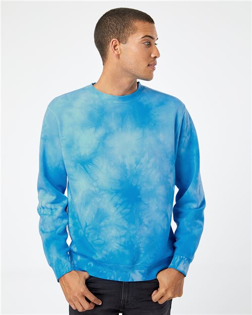 Independent Trading Co. - Unisex Midweight Tie-Dyed Sweatshirt - PRM3500TD