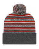 CAP AMERICA - USA-Made Striped Beanie - RKL12