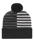 CAP AMERICA - USA-Made Half Color Beanie - RKH12