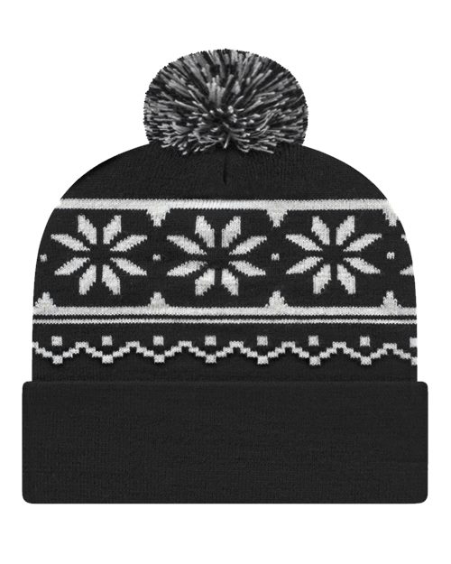 CAP AMERICA - USA-Made Snowflake Beanie - RKF12