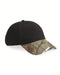 Kati - Solid Crown with Camo Visor Cap - LC25