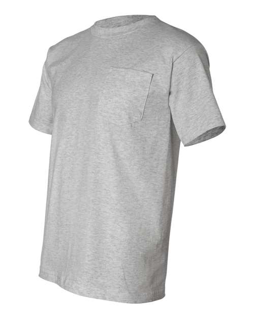 Bayside - USA-Made Short Sleeve T-Shirt with a Pocket - 7100