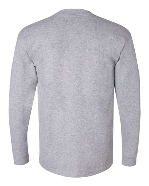 Bayside - Union-Made Long Sleeve T-Shirt with a Pocket - 3055