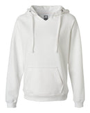 J. America - Women's Sueded V-Neck Hooded Sweatshirt - 8836