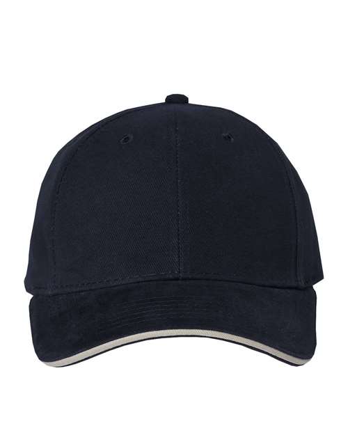 Sportsman - Heavy Brushed Twill Sandwich Cap - 2150