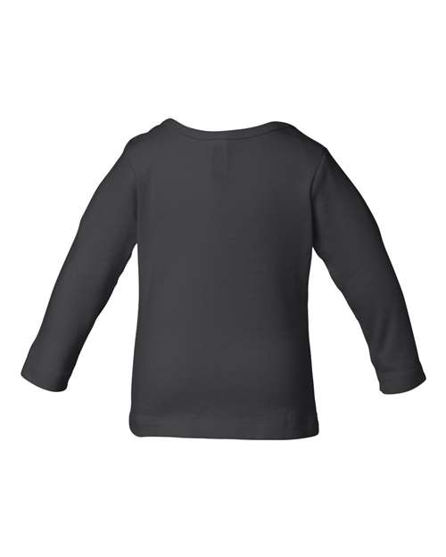 BELLA + CANVAS - Infant Baby Rib Long Sleeve Infant Lap Shoulder Tee - 105